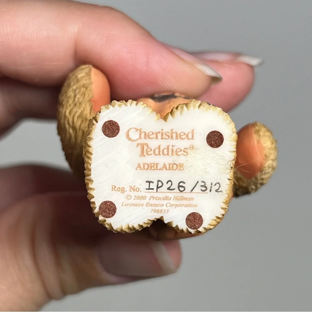 Cherished Teddies Adelaide Bear Pumpkin Costume Figurine Jack-O-Lantern #798835